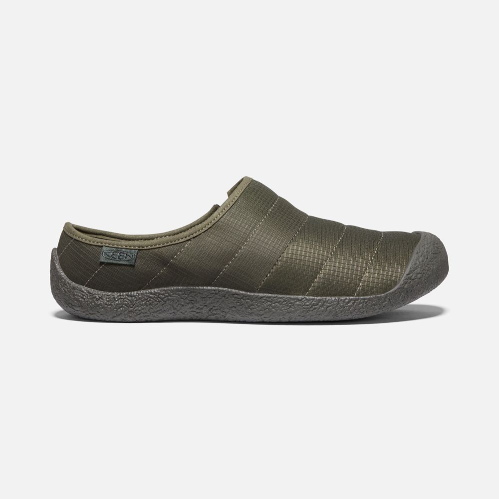 Keen Tofflor Herr Olivgröna - Howser Slide - 582649PTY